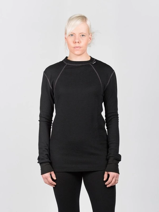 FinnSvala Merinovilla O-Neck -paita, Punainen 1 FinnSvala Merinovilla O-Neck -paita, Punainen