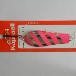 Kapraali,Malli:7 13g,väri:Hopea -Pinkki-raidoilla