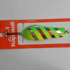 Kapraali,Malli:7 13g,väri:Hopea -Kelta-Vihreillä-raidoilla