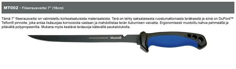 Mustad Fileerausveitsi 7″ 1 Mustad Fileerausveitsi 7″