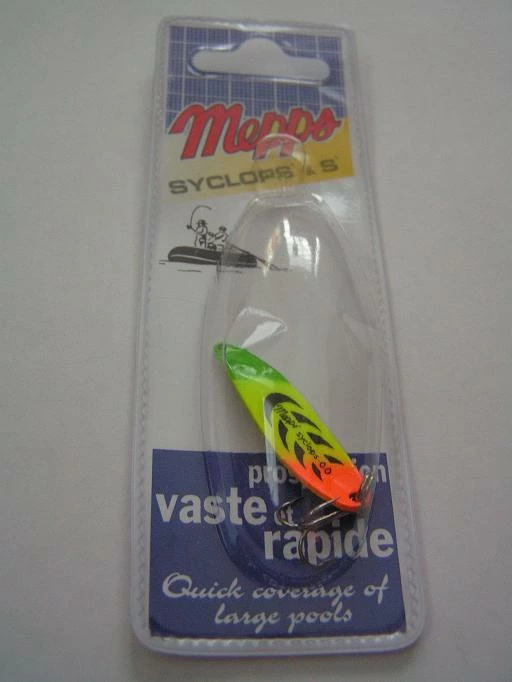 Mepps Syclops -lusikka, Koko:00,väri:Vihreä-kelta-oranssi,kulta 1 Mepps Syclops -lusikka, Koko:00,väri:Vihreä-kelta-oranssi,kulta