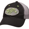 G-Loomis Distressed Oval Cap, Musta/Lime