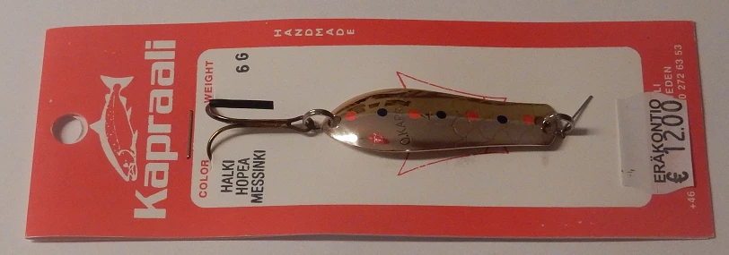 Kapraali,Malli:4 6g,väri:Halki Hopea/Messinki 1 Kapraali,Malli:4 6g,väri:Halki Hopea/Messinki