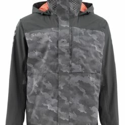 Simms Challenger Jacket, Hex Camo Carbon